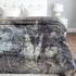 Athens Two Ply Digital Printed Cloudy Mink Double Bed Blanket for Heavy Winter